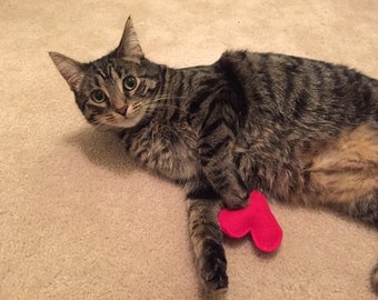 Heart Cat Toy – Organic Catnip Cat Toy - Love
