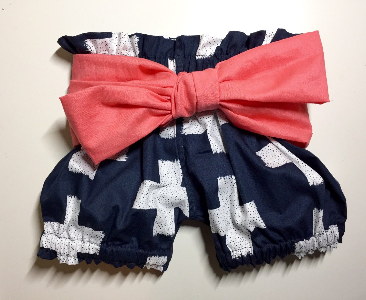 Baby girl Bubble Shorts Bloomers With sash/belt by HeyKidBoutique