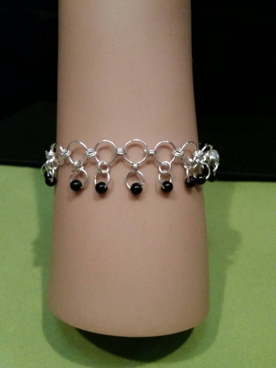 Chainmaille Anklet by BittenTwice87 on Etsy