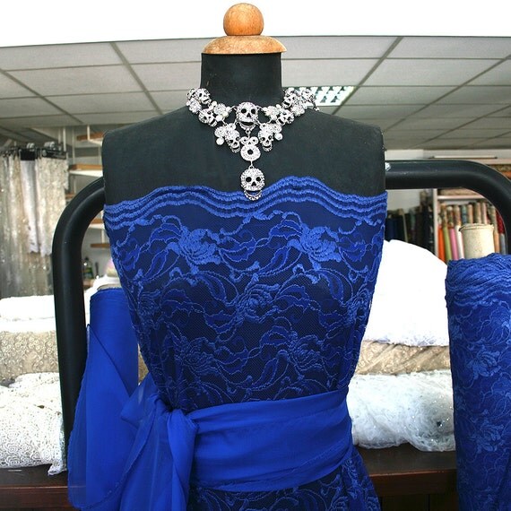 cobalt blue lace