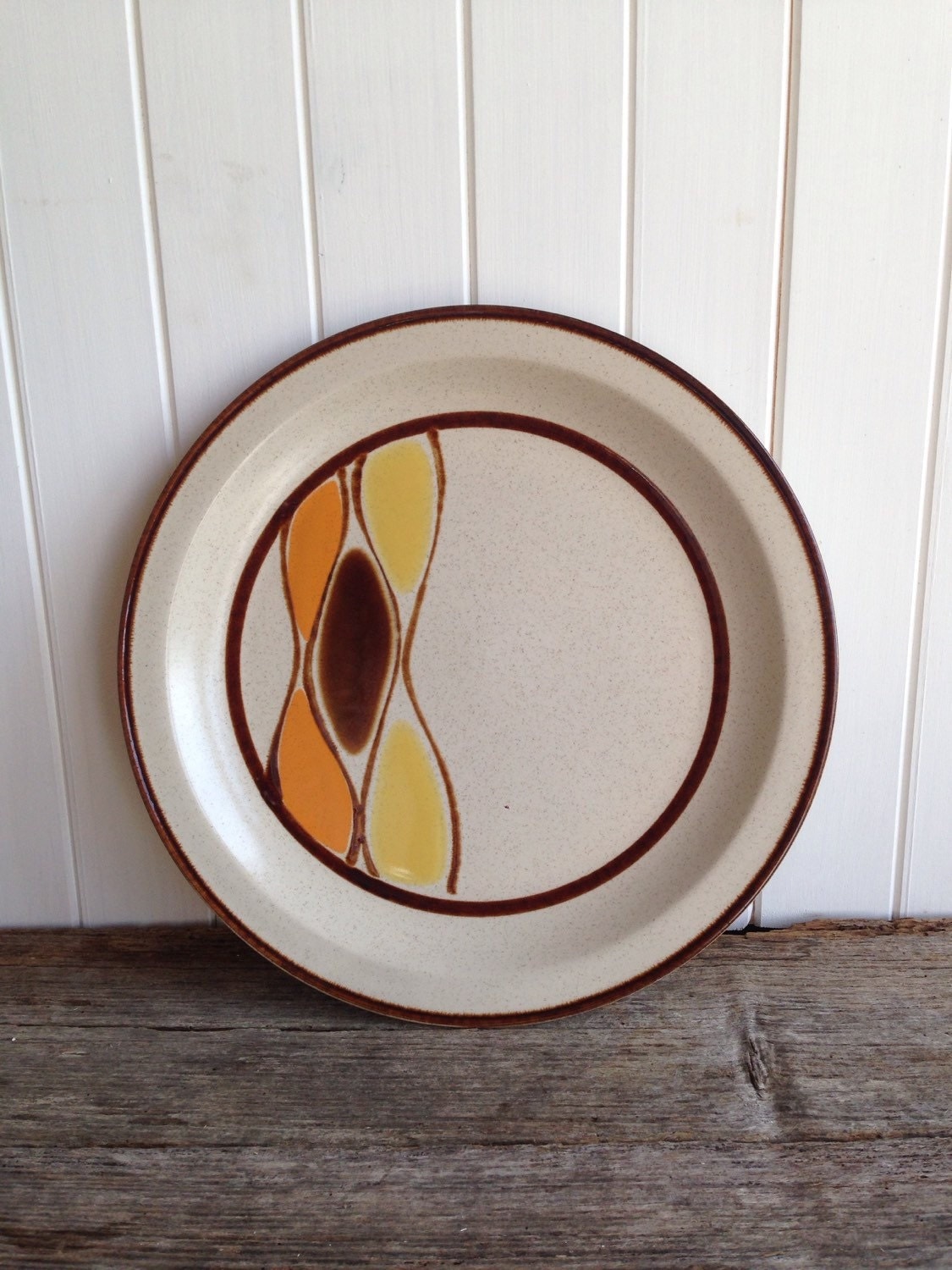 Fantastic Retro stoneware Japan platter Haute Juice