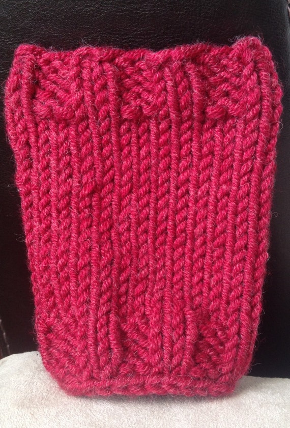 Knit Cup Cozy Pattern-Intermediate