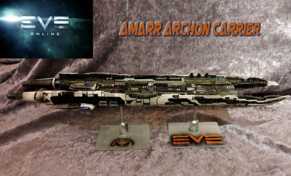 EVE online Amar Archon Carrier by RazorWorx on Etsy