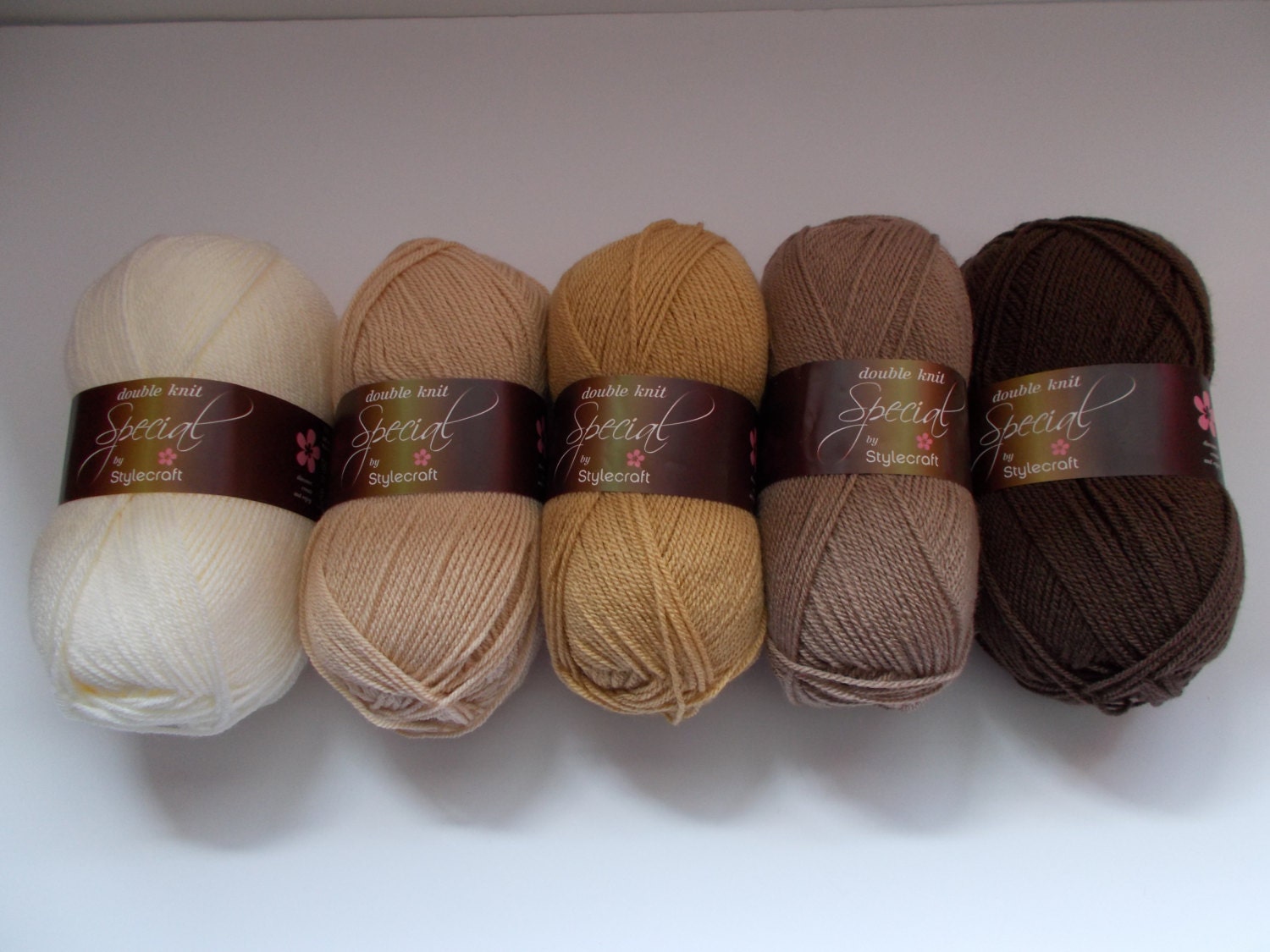 Stylecraft Special DK yarn pack 5x100g CAPUCCINO walnut