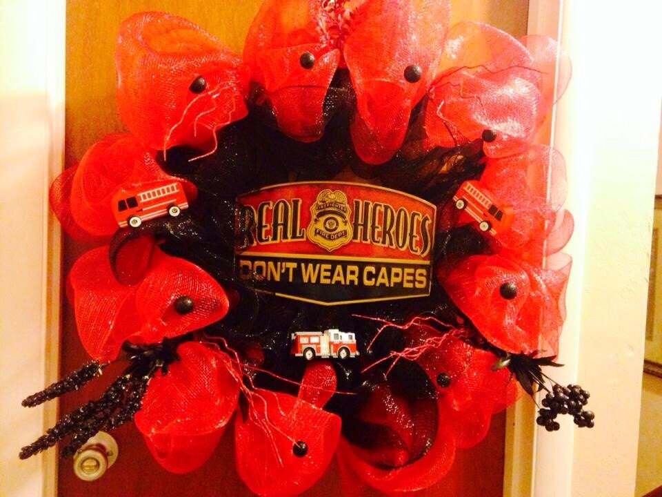 Firefighter Wreath
