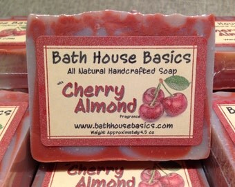 Cherry Almond Handcrafted Soap