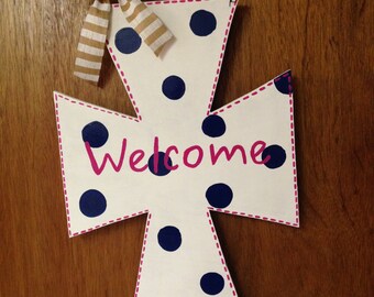 Wooden Cross Door Hanger