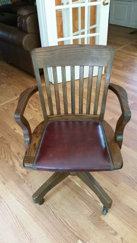 Vintage Jasper Seating Co. Solid Wood Leather by trufflepig1