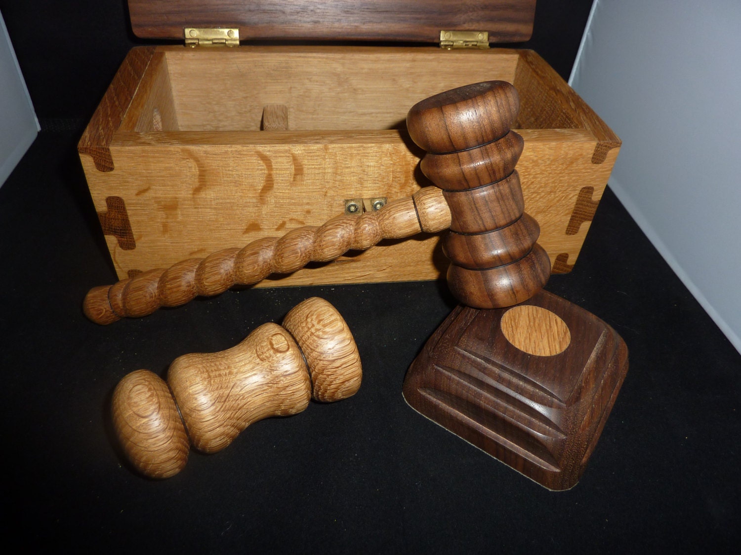 Presentation Toastmaster Gavel/block & Palm Gavel by wood4yew