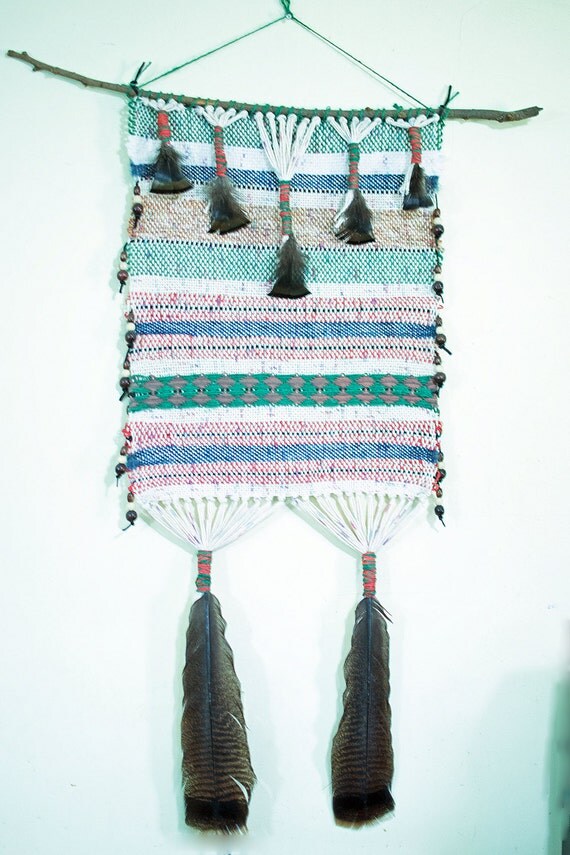 Items similar to Large Handwoven Nature Inspired Wall Hanging on Etsy