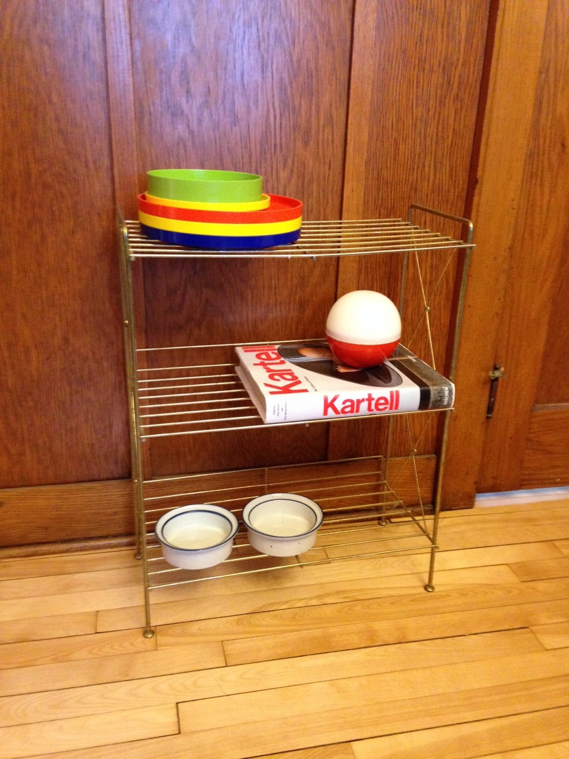 Mid Century Modern metal Shelf Haute Juice