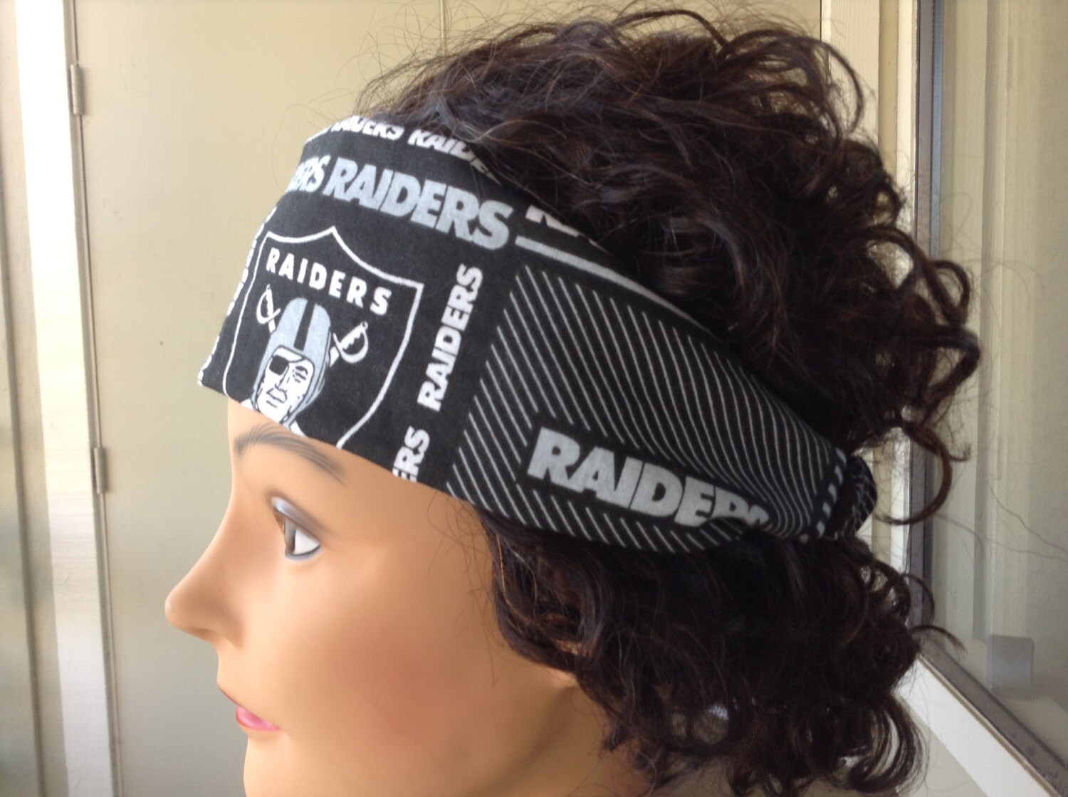 Headbands for women Raiders headband sports by lavishstore