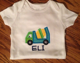 Cement truck onesie or shirt