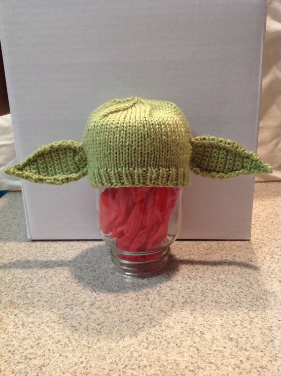Knit Yoda Hat