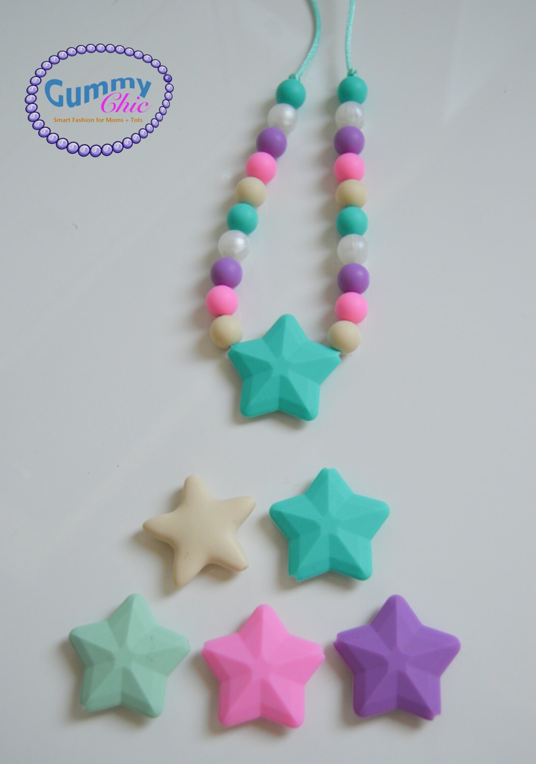 Baby/toddler/kid necklaces Chewable necklaces for teething