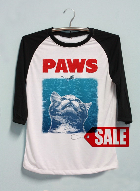 Paws Shirt Cat Shirt Tshirt Long Sleeve Unisex by Pennapa8899