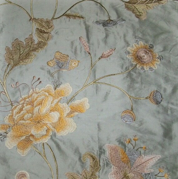 COLEFAX & FOWLER Embroidered COLBERT Silk by ExquisiteFabrics2015