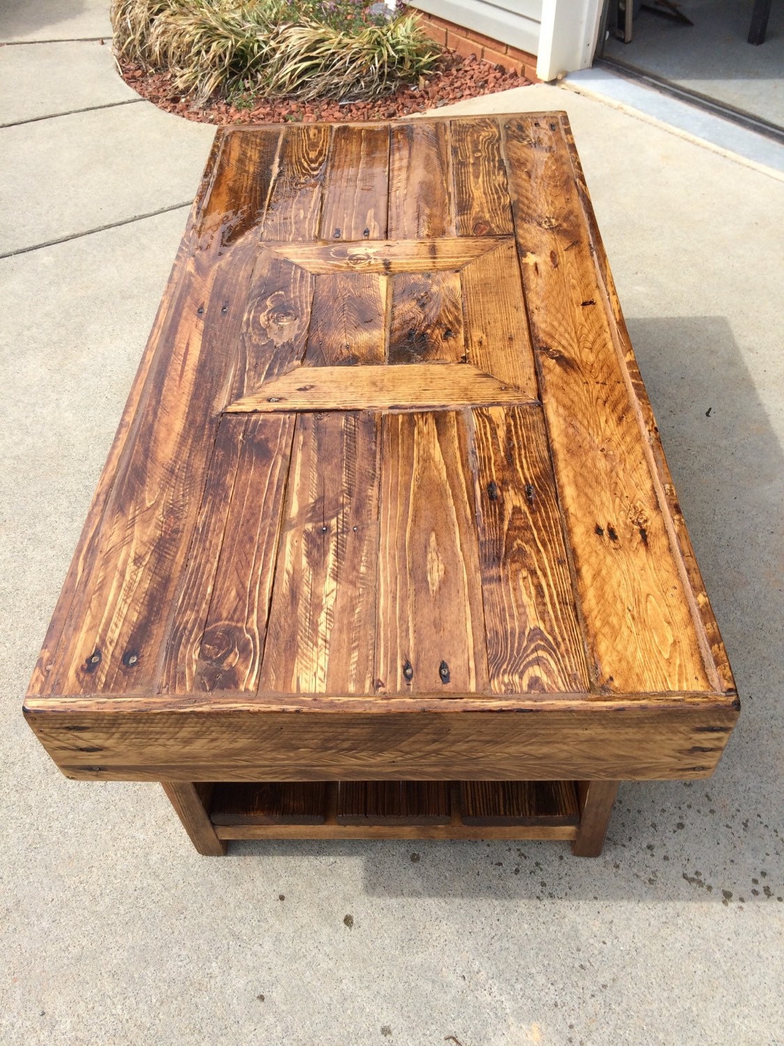 Rustic coffee table by AWRestoration on Etsy