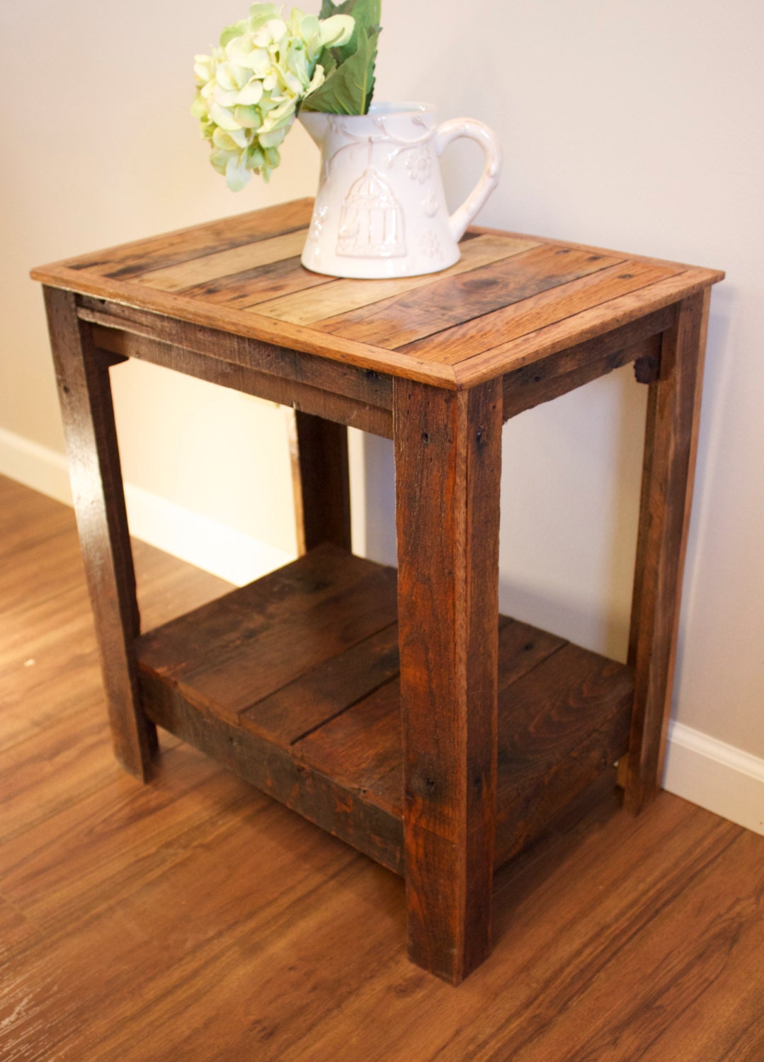 Pallet End Table/Nightstand/Accent Table