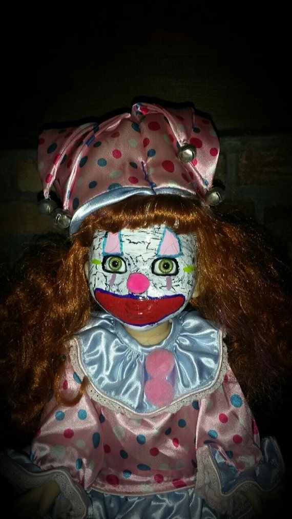 creepy clown doll