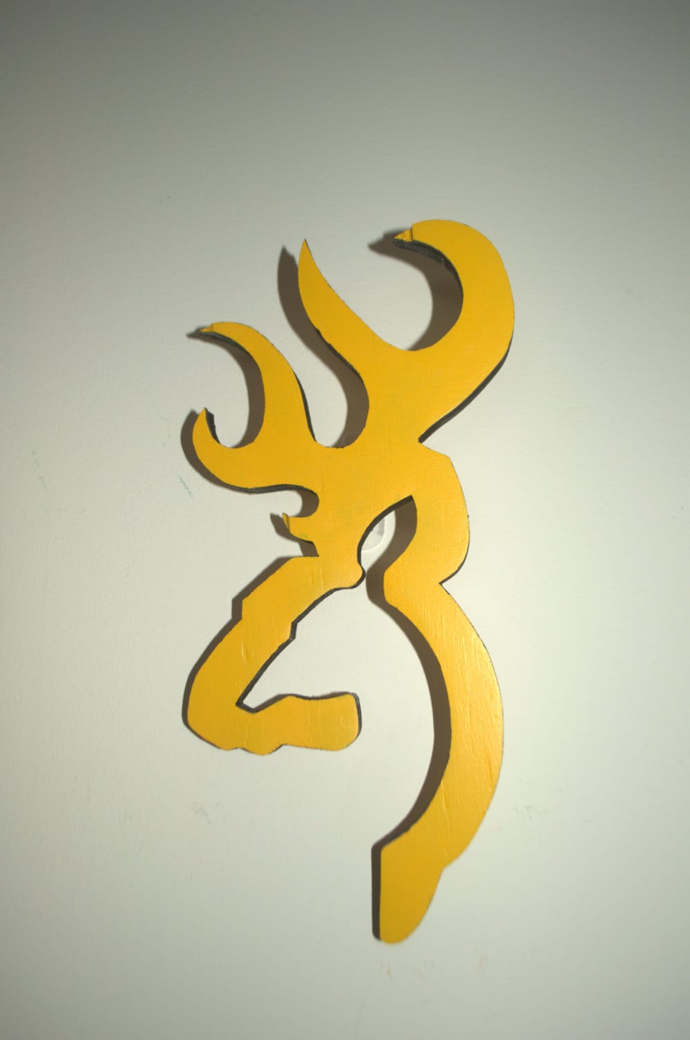 Wooden sign Browning logo hunting sign