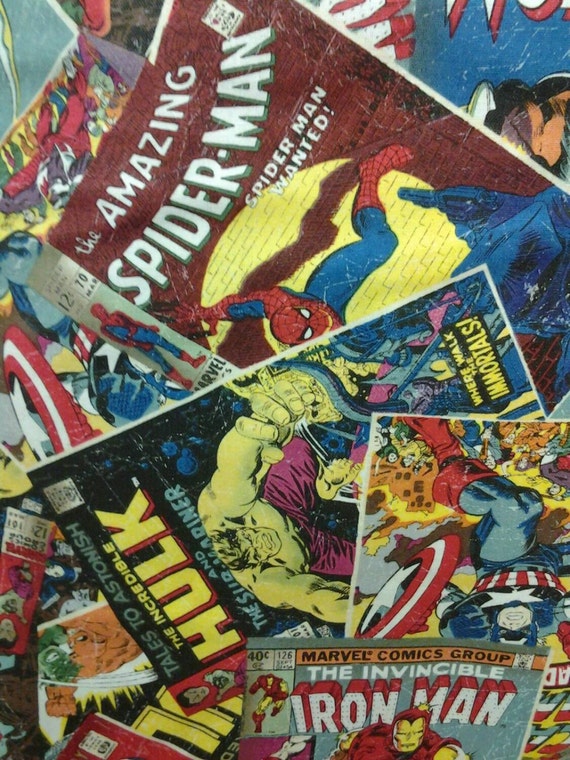 Superhero scrub top made to order xs to xl vneck design 100