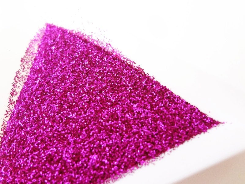 Shocking Pink Loose Ultra Fine Glitter .008 Hex
