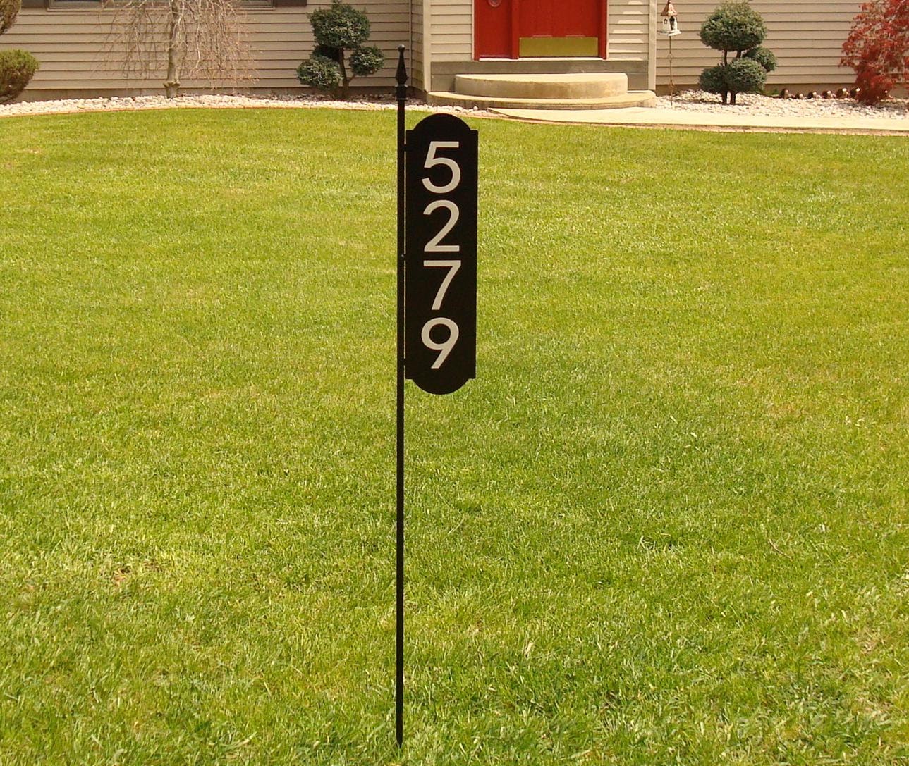 Majestic MFG Address Sign Reflective Safety Yard Marker House