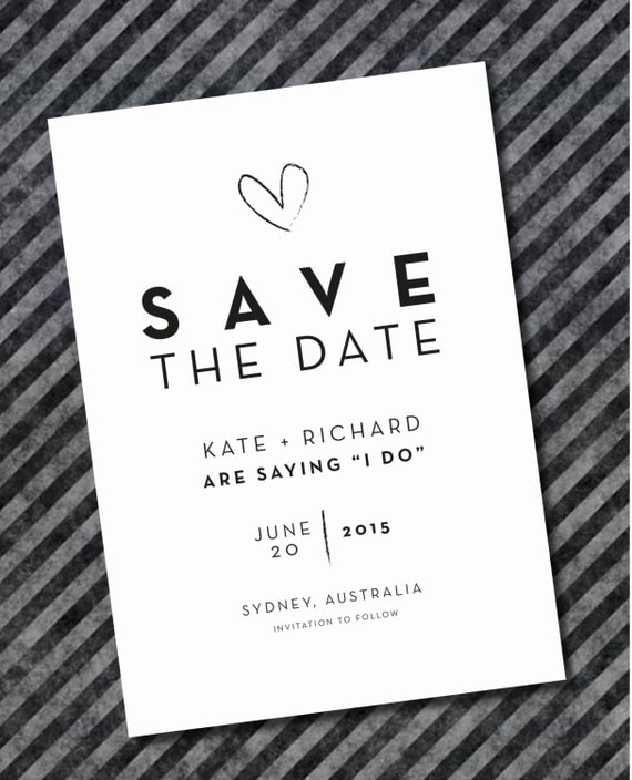 Save The Date Invitation 1