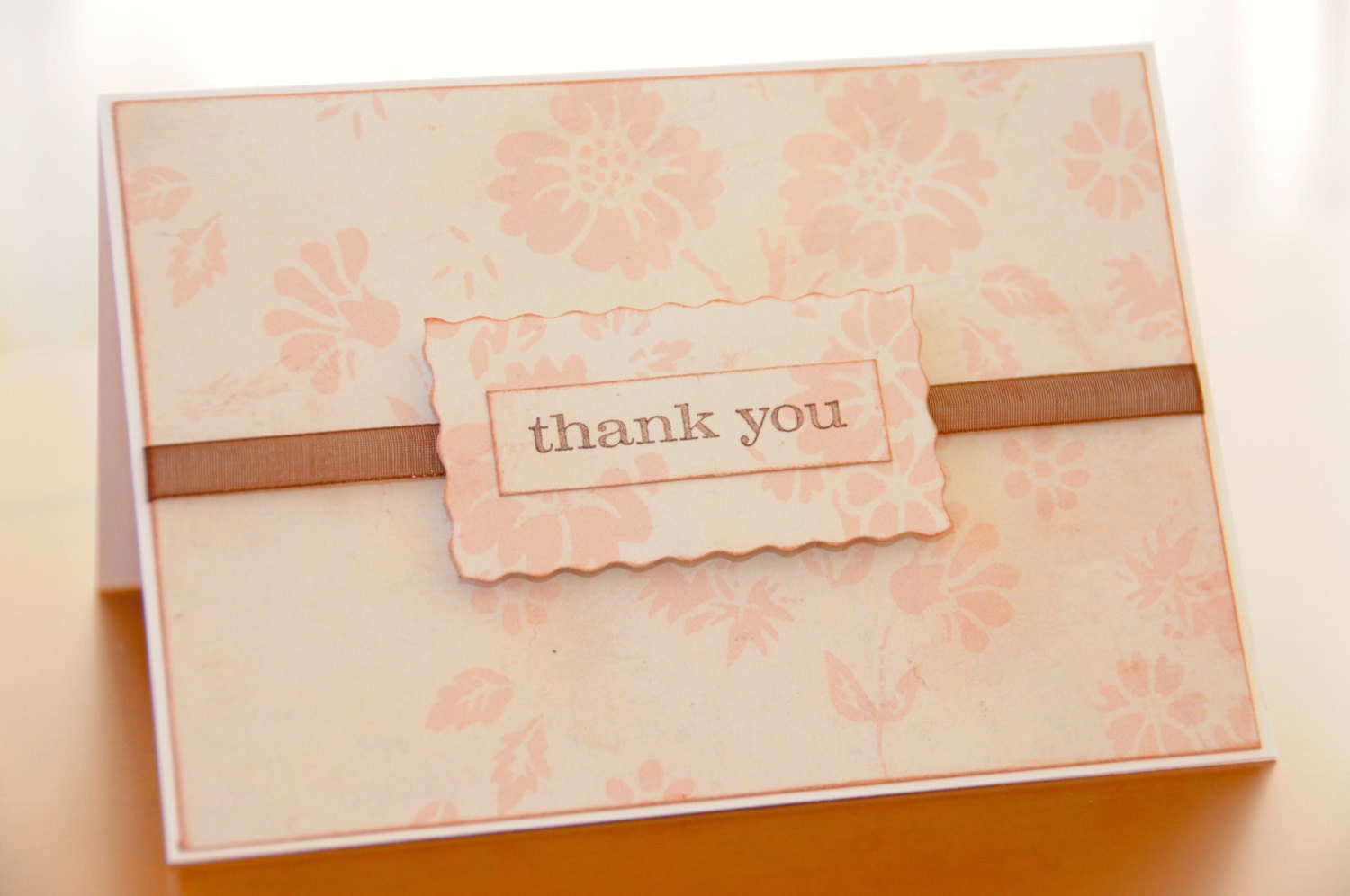 Landscape Thank You Card by studiobellaluna on Etsy
