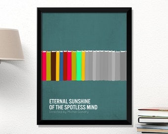 Eternal Sunshine movie poster, Eternal Sunshine of the Spotless Mind, minimalist, cinema, Eternal Sunshine, contemporary art