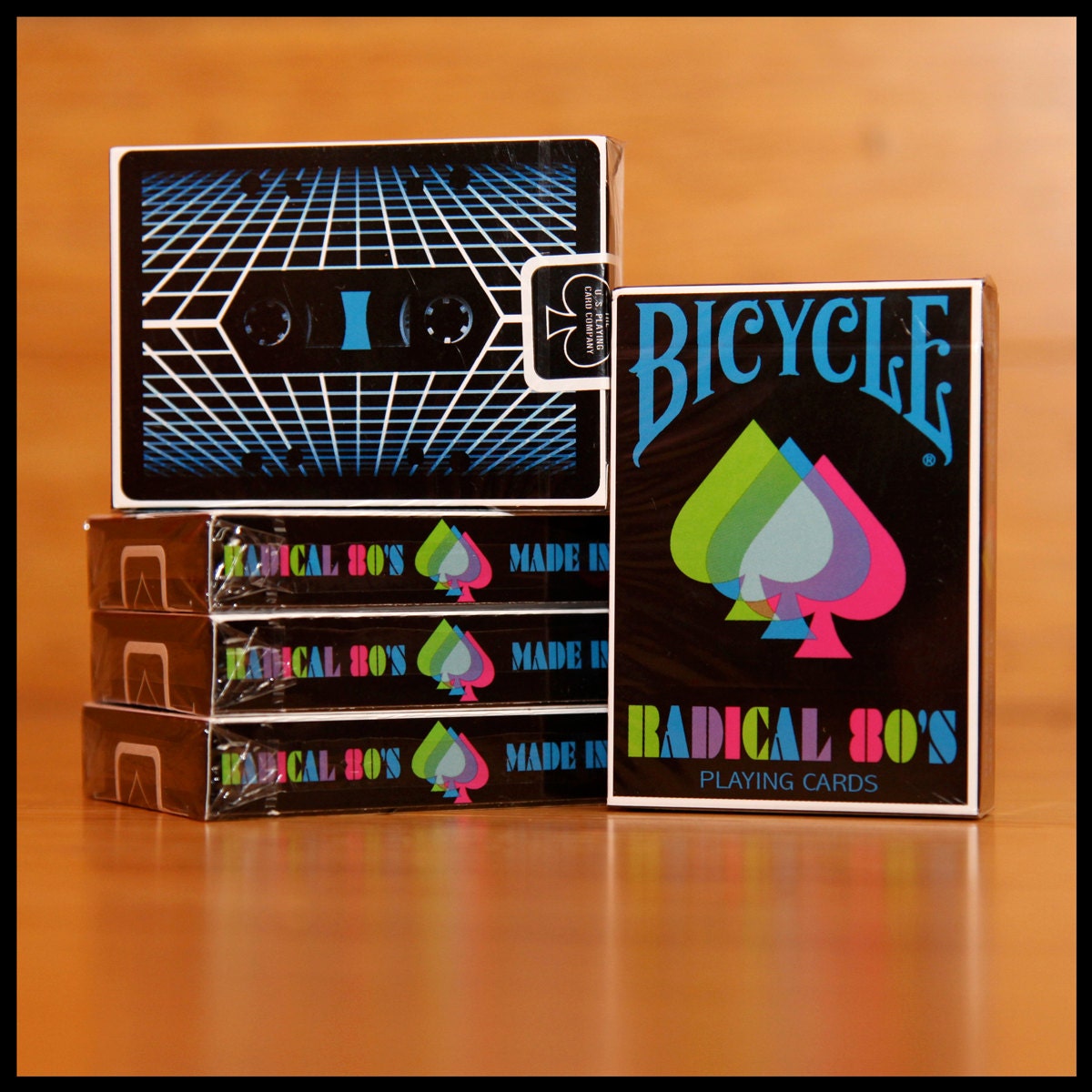 Radical 80's Bicycle Playing Cards.