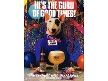 Bud Light Beer Spuds Mackenzie Pit Bull Party Animal 1987 Budweiser 