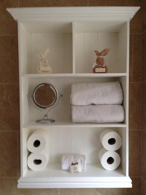 Handmade shabby chic Shelving Wall Unit