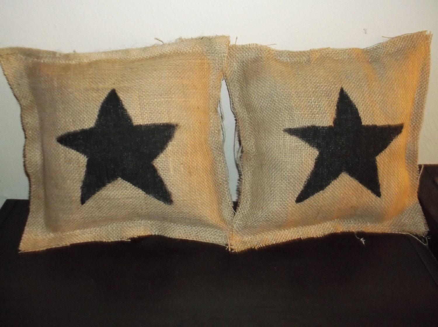 Star Throw Pillows by Boots2Buttons on Etsy