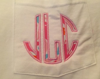 lilly pulitzer monogram shirt