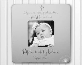 Godfather Gift Godfather Frame Gift for Godfather Baptism Frame Christening Frame Godparent Gift Godparent Frame IB3FSBAPT