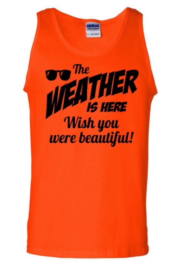 the weather is here wish you were beautiful shirt