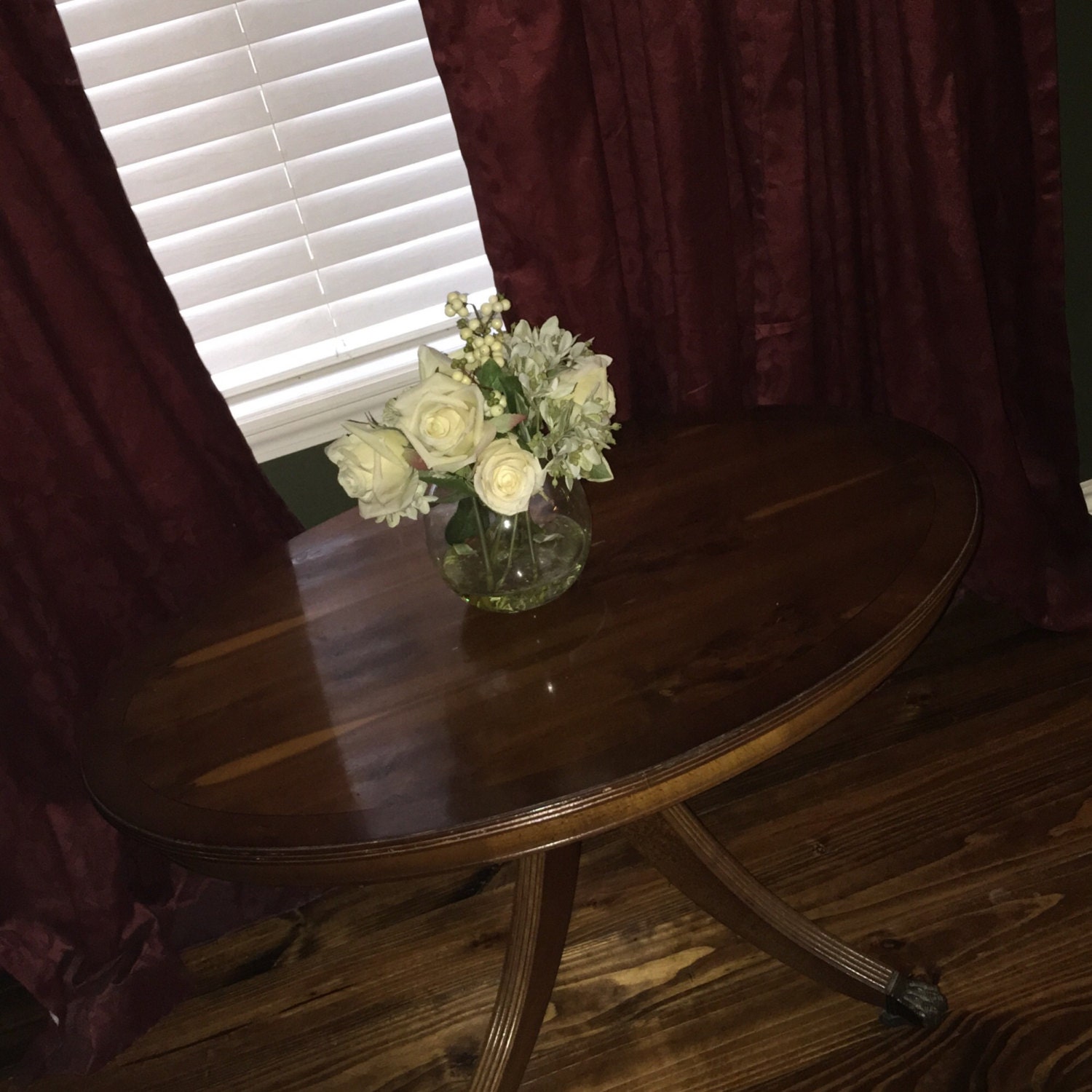 Antique Pedestal Coffee Table Haute Juice