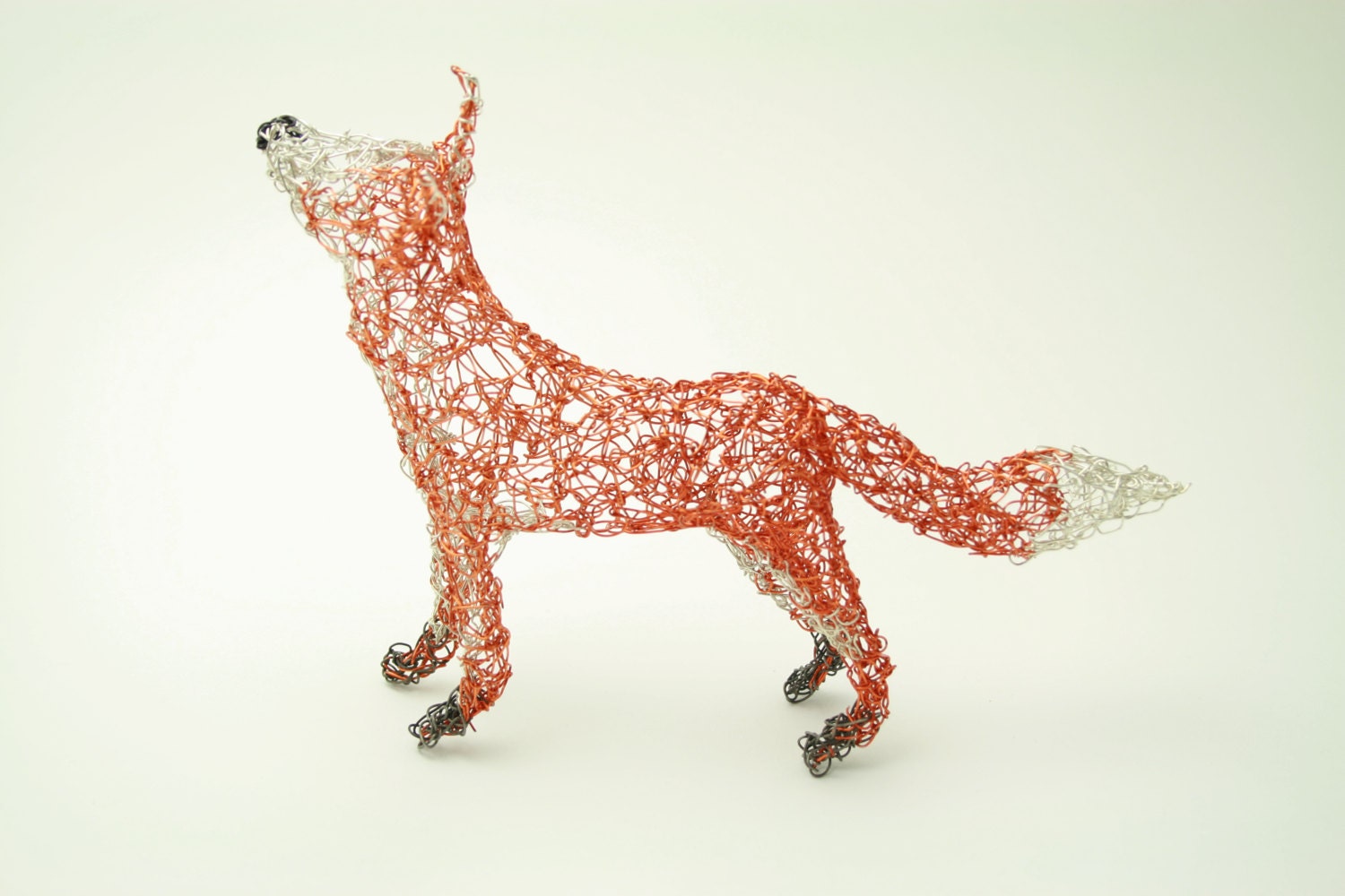 Wire Fox Sculpture
