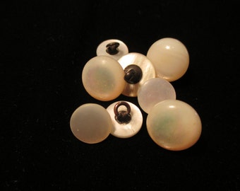 Antique Mother of Pearl Buttons - Lot of 8