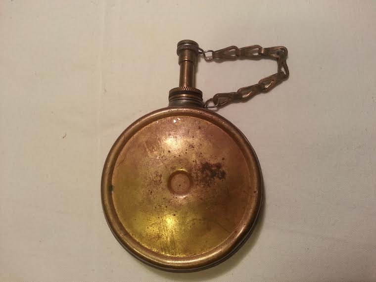 Vintage gun oil can Brass oil can oil box brass can Gun