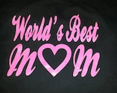 worlds best mom tshirt