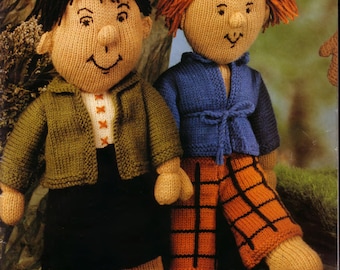 Knitted Dolls and clothing PDF, lovely old pattern
