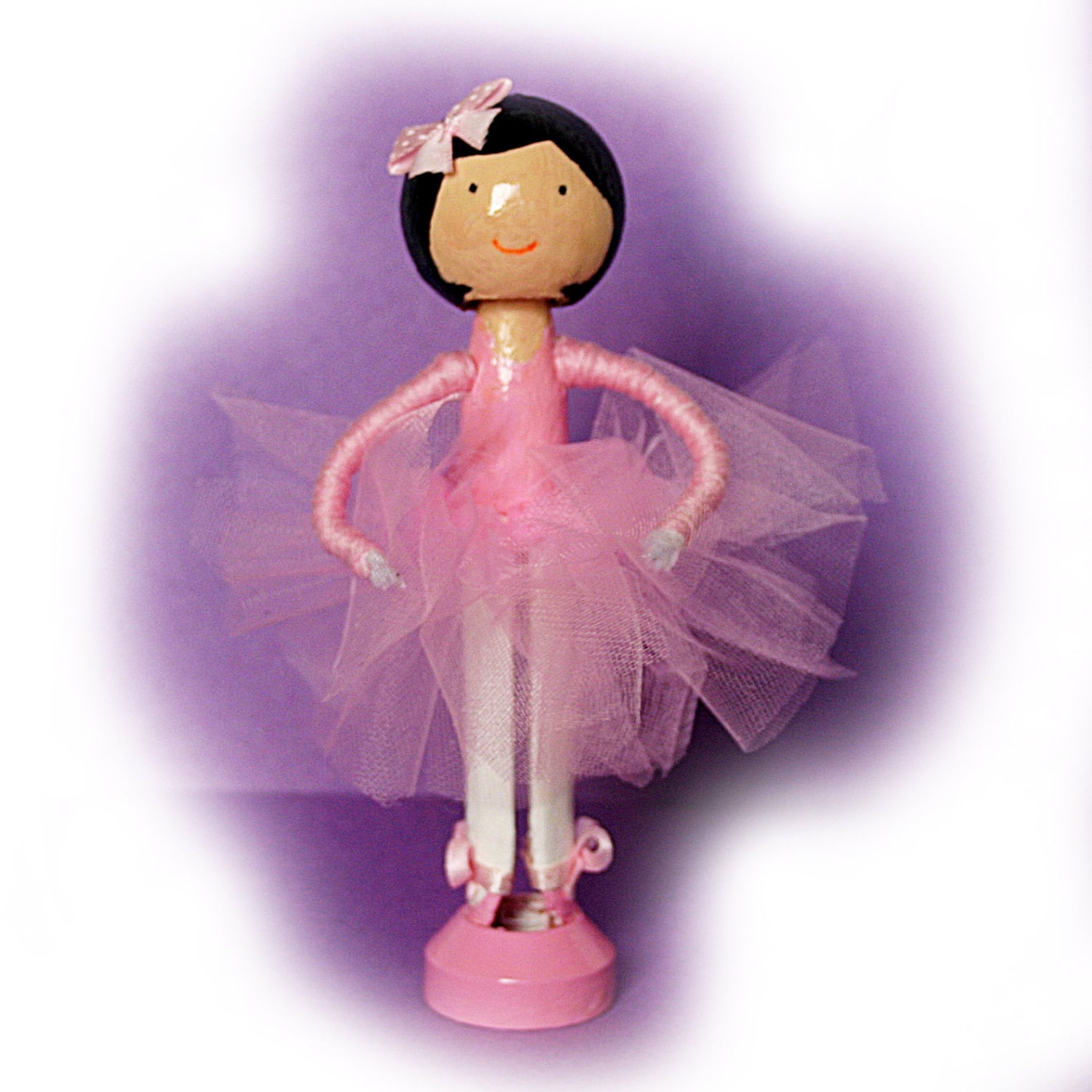 Children's Ballerina Clothespin Doll Kit Kids Craft Kit