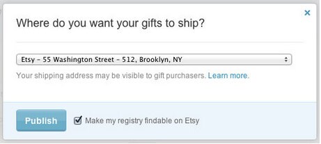 Gift Registry - Etsy Help