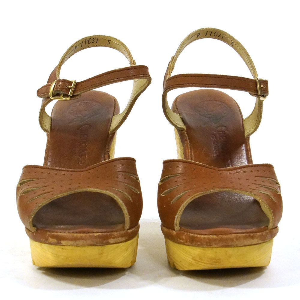 70s platform wedges