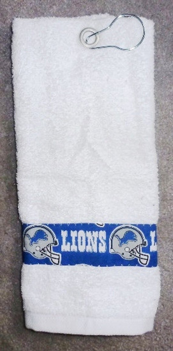 Golf Sports Towel made with Detroit LIONS NFL by OnBendedKne