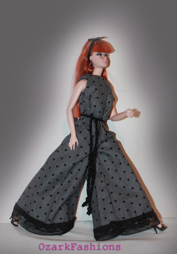 Handmade Barbie Doll Jumpsuit Will fit Curvy Barbie too