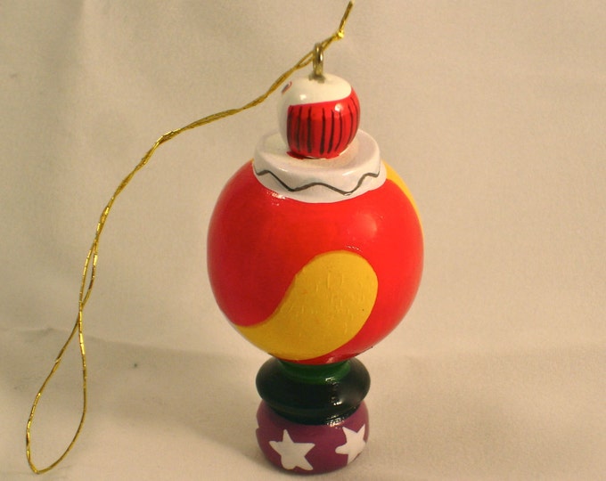 Vintage Avon Clown Ornament Gift Collection Roly Poly Circus